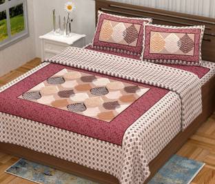 Rekha boutique Cotton Double Bed Cover