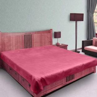 NERROHOOME 300 TC PVC Double Abstract Flat Bedsheet