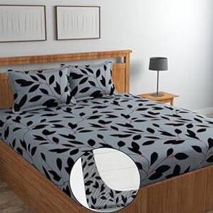TrueBeauty Reversible Cotton Double Bed Cover