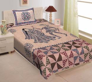 Indian Royal Fashion Cotton Single Bed Cover