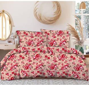Diamond Gallery 180 TC Polycotton Double, King Floral Flat Bedsheet