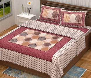 Rekha boutique Cotton Double Bed Cover