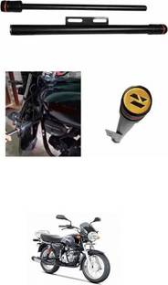 E-Shoppe NEW STYLISH HEAVY SINGLE ROD OPEN LEG GUARD FOR Boxer Bike Crash Guard