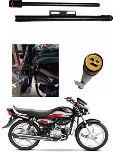 E-Shoppe NEW STYLISH HEAVY SINGLE ROD OPEN LEG GUARD FOR MotoCorp HF Deluxe Bike Crash Guard