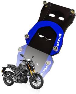 Moto Genius Side Stand Extender for MT 15 | Heavy Duty Parking Support - Blue Bike Crash Guard