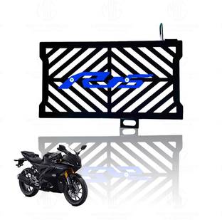 Moto Genius Durable Metal Radiator Guard for R15 V4 | Essential Motorcycle Protection (Blue) Bike Radiator Guard