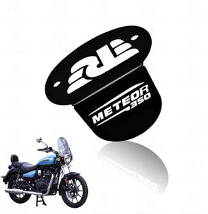 Moto Genius Meteor 350 Front Disc Brake Fluid Reservoir Oil Cap Black Color Bike Crash Guard