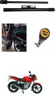 E-Shoppe NEW STYLISH HEAVY SINGLE ROD OPEN LEG GUARD FOR Pulsar 135 LS DTS-i Bike Crash Guard