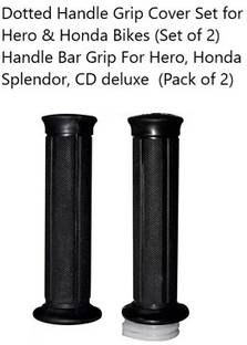 Splendor Motorcycle Hand Grips Handle Bar Grip For Hero Splendor, Splendor Pro, HF, CD deluxe