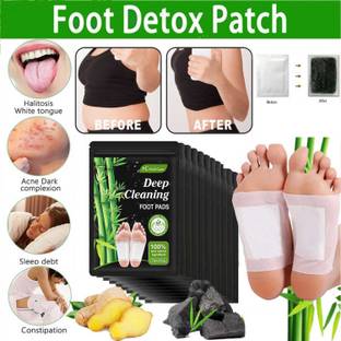 nandurba Detox Foot Pad with Ginger & Tourmaline for Leg Discomfort Plaster & Patch