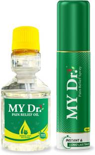 MY Dr. 2-in-1 (Oil+Spray)|Sports,Cramp,Stiffness,Gym|Neck,Shoulder,Back,Knee,Calf,Ankle Liquid