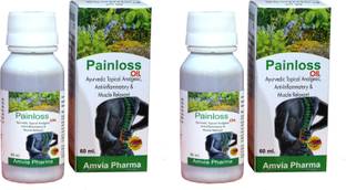 amvia pharma Painloss Relief Oil for Back Pain, Joint , Low Back & Body