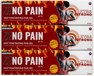 ZENOPAIN Pain Relief Gel for Back Pain, Muscle Pain, Joint Pain, Knee Pain - Pack of 3 Gel