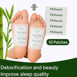 FlyTouch Detox Foot Patches to Cleanse, Heal and Boost Energy While You Sleep Plaster & Patch
