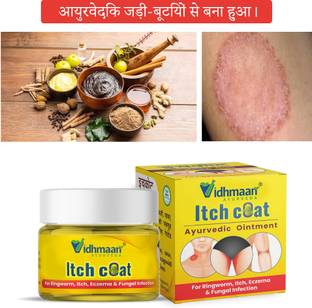 vidhmaan ayurveda Itch coat Malam Best Itching Marham for Skin Irritation,Eczema & Psoriasis skin care cream