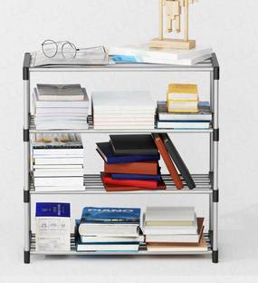 Srmaji Store Multipurposar Storage rack Plastic Open Book Shelf