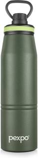pexpo Altros Stainless Steel Hot and Cold Vacuum Insulated water bottle 740 ml Steel Flask