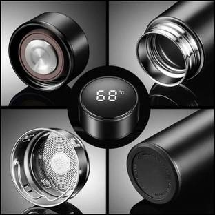 Kabeer enterprises Smart Vacuum Insulated Flasks Bottle with LED Flip Lid Display hot & cold K26 500 ml Bottle