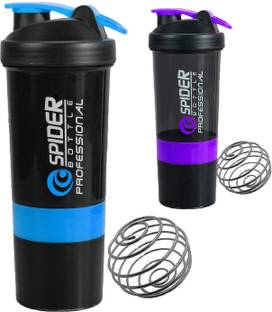 COOL INDIANS Combo Gym Shaker/Water Bottle for Gym/Protein Shaker Bottle With Blender Ball 500 ml Shaker