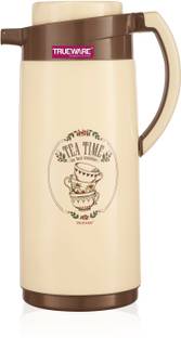 Trueware रफ टफ 1800 PP इंसुलेटेड फ्लास्क 1500 ml फ्लास्क (1 का पैक, ब्राउन, स्टील, प्लास्टिक ) 1500 ml फ्लास्क