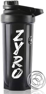 Dassio Blt Gym Shaker Bottle with Stainless Steel Mixer Ball for Lump Free Shakes 700 ml Shaker