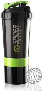 Pack of 1 Designer Shaker Blender Bottle for Whey Protein Mix, Cycling, Gym Water Bottle 500 ml Shaker Plastic