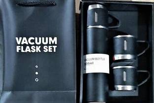 shivam optics Export Quality Vacuum Insulated Thermosteel Thermal Bottle with Lid 3 Cup 500 ml Spray Bottle