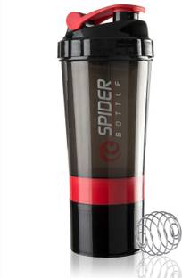 Pack of 1 Designer Shaker Blender Bottle for Whey Protein Mix, Cycling, Gym Water Bottle 500 ml Shaker Plastic