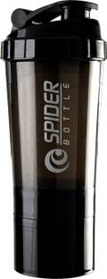 Pack of 1 Shaker Bottle, 100% Leakproof, BPA-Free Blender Bottle for Protein and Water 500 ml Shaker Plastic