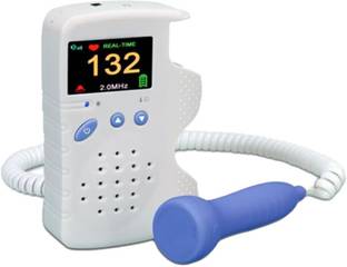 MEDILMA Vcomin Fetal Doppler for Pregnancy Baby Heartbeat Monitor (Removable battery) White Fetal Doppler