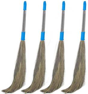 rehbar Soft Grass Broom Stick Phool Jhadu, jadu |Cleans All Type of Floors Glass Fiber Dry Broom