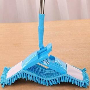 CHANDRUTRADERS Floor Mop Flat Squeeze Cleaning Microfibre Wet and Dry Brush