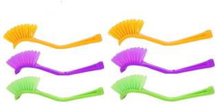 kiran Sink and wash basin brush Plastic Wet and Dry Brush