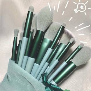 Beauty Buckteer 13 Unique MAKEUP BRUSH SET WITH POUCH