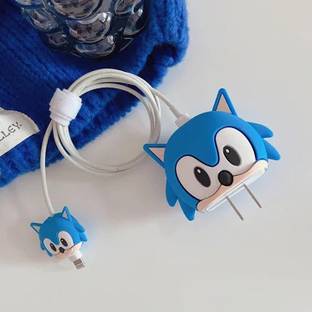 TECHWIND Silicone Press Stud Headphone Case For Compatible With Apple 18/20W Adapter