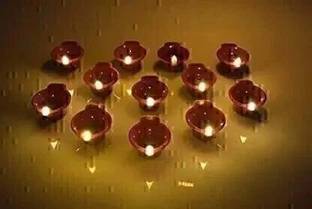 GS ECOM Water Sensor Led Diyas Candle with Water Sensing Technology E-Diya Candle