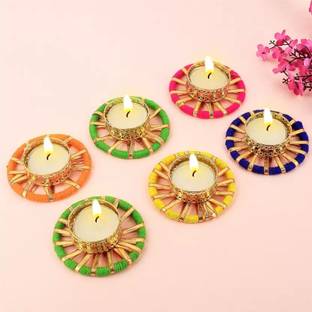 The Youth Fashion Gota Candle|Diwali, Birthday Candle |Decoration Candle| 6 Pcs Designer Candle Candle