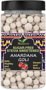 MISSTEVIA GUILT FREE SWEET Anardana Goli |Sugar Free Stevia Sweetened| Kids &Diabetic Friendly Mukhwas| Digestive Goli| Mouth Freshener