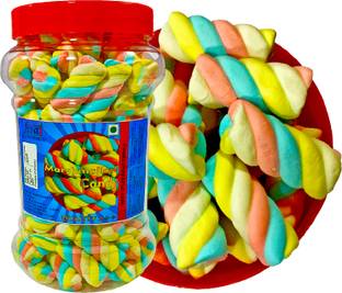 foods.shopkruz Marshmallows Strawberry Vanilla Flavour strawberry vanilla Marshmallow