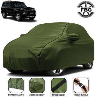 FBC Car Cover For Mahindra Scorpio, Scorpio Classic, Scorpio-N, Universal For Car (With Mirror Pockets)