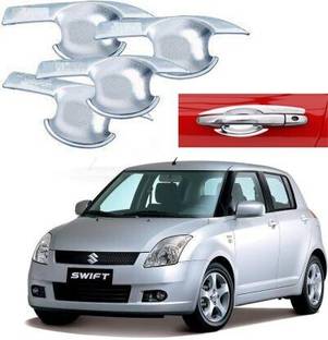 Bubu silver Plated chrome door finger guard for Swi-ft (2006-2010) Car Grab Handle Cover