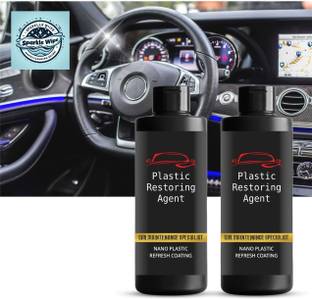 H K GROUP Plastic Restoring Agent Nano Plastic Refresh Coating Vehicle Interior Cleaner