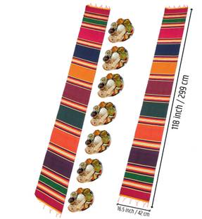 RAINBOW Multicolor Cotton Dhurrie