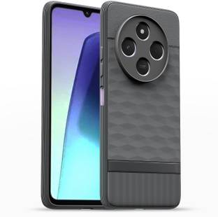 AIZLO Back Cover for POCO M7 5G, Hexa Cube Design | Ultra Slim Soft Case | Inner Velvet Fabric