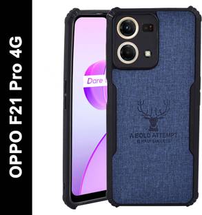 Spicesun Back Cover for Oppo F21 Pro 4G / Vegan PU Leather / Corner Four Side Edges & Camera Lens Protection