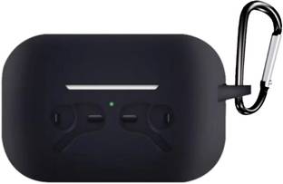 MORWAL Front & Back Case for Apple AirPods Pro , (Black) Case With Clip Airpods Pro Case Cover| [Only Cover]