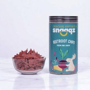 Snaaqz Beetroot Chips Cream & Onion Chips