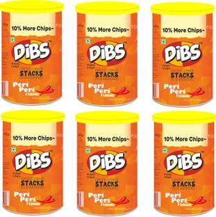 DIBS Potato Crisps On the Go Adventure Peri Peri Chips (Pack of 6) Chips