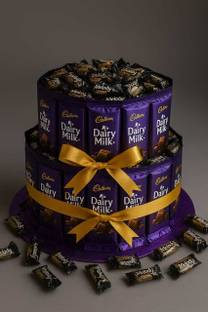 Cadbury Roundt Shape Dairy Milk Chocolates Gift Hamper Bars