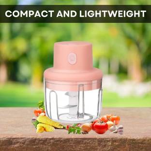 Clairbell Chopper (Electric Rechargeable Chopper) for Kitchen Vegetable Garlic Onion E448 Electric Vegetable & Fruit Chopper